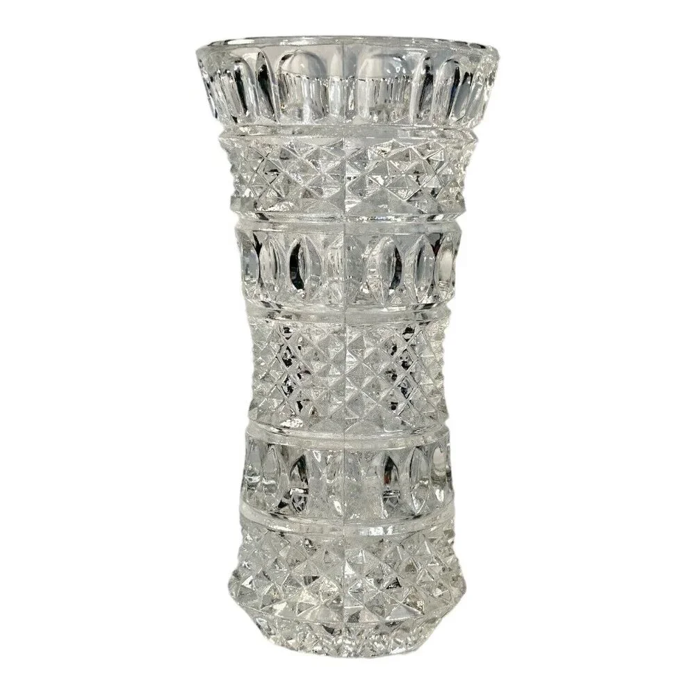 Vintage 24% Lead Crystal Bud Vase by Lausitzer Glass German Democratic Republic